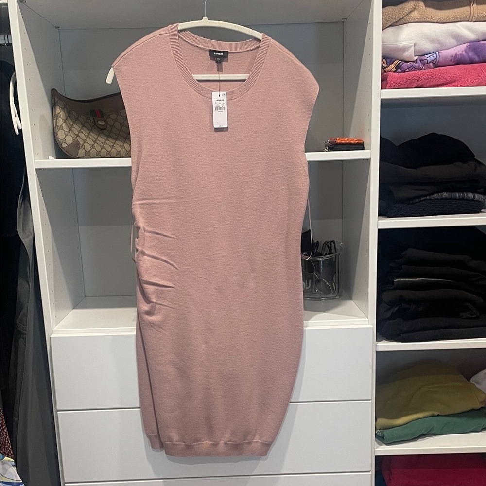 Express Mauve Sleeveless Mini Dress
